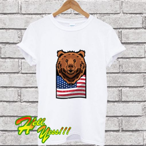 Grizzly Bear Soldier T Shirt