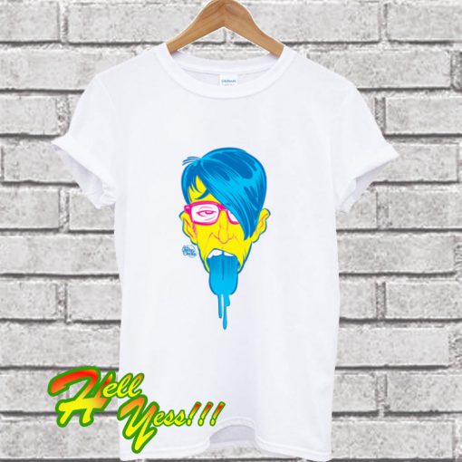 Blue Tongued Hipster T Shirt