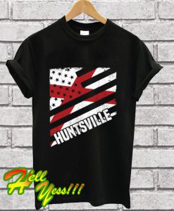 Huntsville Alabama AL Group City Silhouette Flag T Shirt