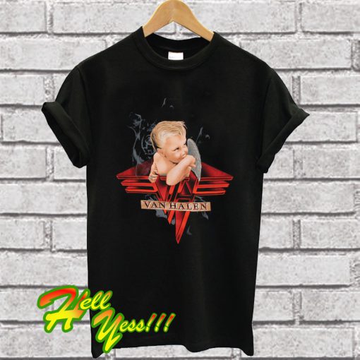 Van Halen Smoking Navy T Shirt