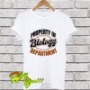 Biology Major T Shirt