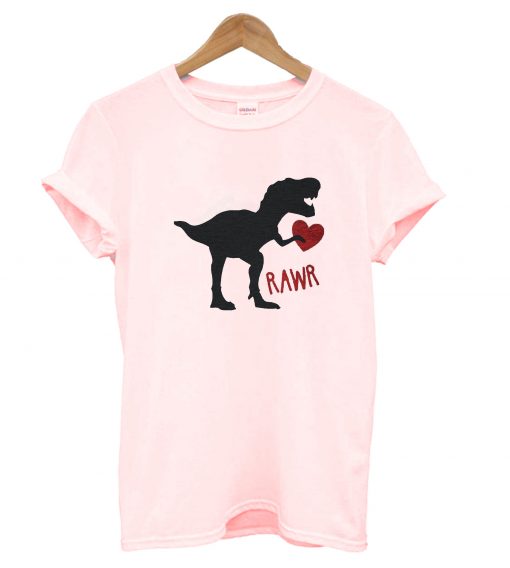 Boys Valentine Rawwr T Shirt
