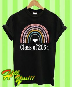 Rainbow Class Of 2034 T Shirt