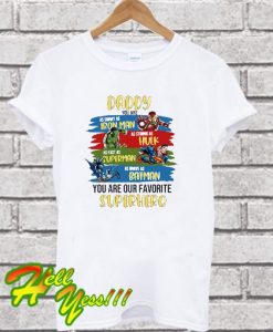 Superhero Dad T Shirt