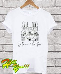 Notre Dame Cathedral World landmark T-Shirt