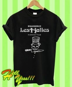 Vintage Looking Brasserie Les Halles T-shirt