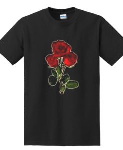 3 Red Rose T shirt qn