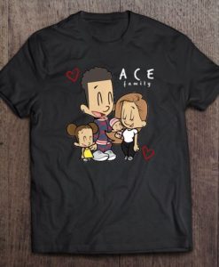 Ace Cartoon Family Merch Kids t shirt qn