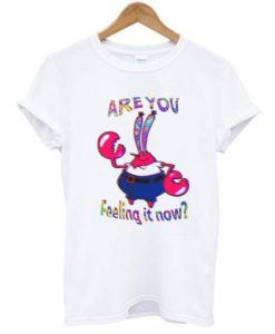Are You Feeling It Now Mr Krabs t shirt qn