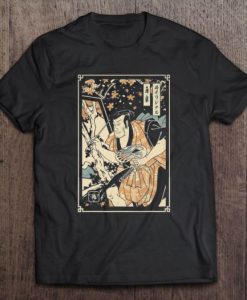 Artist Samurai Warrior Japanese t shirt qn