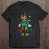 Autism Awareness Super Mario t shirt qn