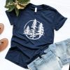 Evergreen Trees t shirt qn