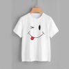 Face Smile t shirt qn