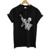 Skeleton Trumpet t shirt qn