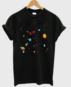 Space planet Galaxy t shirt qn