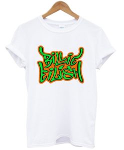 Billie Eilish Graffiti t shirt qn