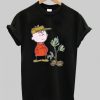 Charlie Brown and Tree t shirt qn