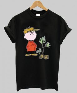 Charlie Brown and Tree t shirt qn