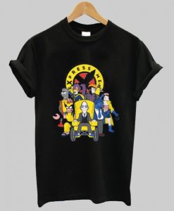 Express men Futurama X men mashup shirt qn