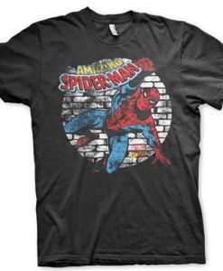 Marvel Comics Spiderman t shirt qn