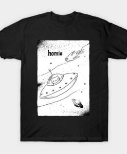 UFO cat T-Shirt qn