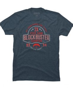 93 94 Blockbuster Champion T shirt qn