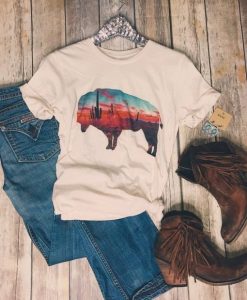 Arizona Buffalo Tee Shirt qn