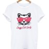 Crazy Cat Lady t Shirt qn