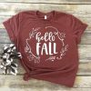 Hello Fall Design T-shirt qn