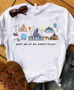 Meet Me At My Happy Place T-Shirt qn