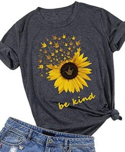 Be Kind Sunflower T-Shirt qn