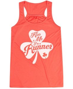 Kiss A Lucky Runner TANK TOP qn