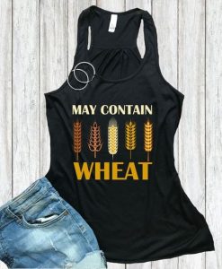 May Contain Wheat Funny Foodie TANK TOP qn