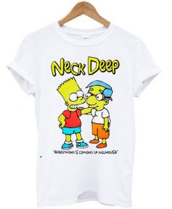 Neck Deep Bart Simpson T-Shirt qn