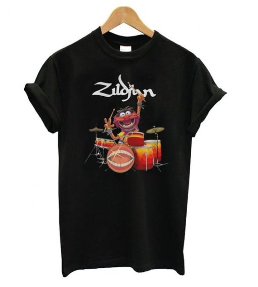 The Muppet Zildjian drums T shirt qn