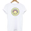 Think Happy Thoughts White T shirt qn