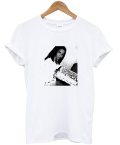 Aaliyah Birthday T Shirt qn