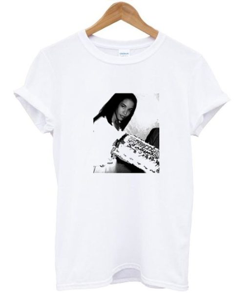Aaliyah Birthday T Shirt qn