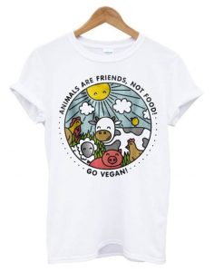 Animals are Friends T shirt qn