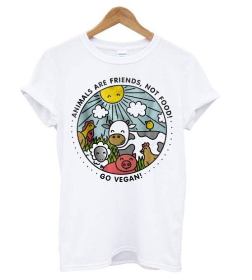 Animals are Friends T shirt qn