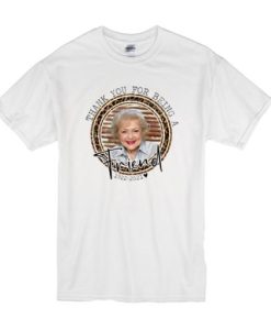 Betty White RIP Thank You For Being Our Friend tshirt qn