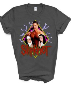 John Cena Paris and Nicole Nuns Slipknot funny t shirt qn