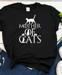 Mother of cat T shirt qn