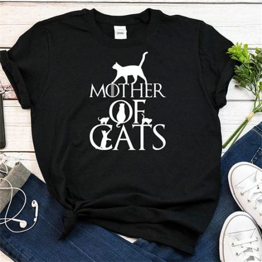 Mother of cat T shirt qn