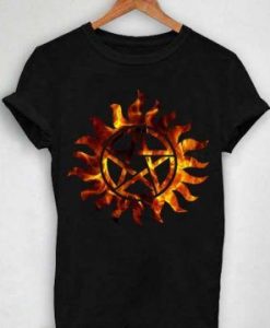 supernatural fire Tshirt qn