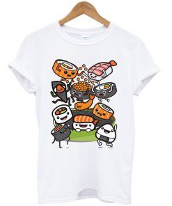 sushi party t-shirt qn