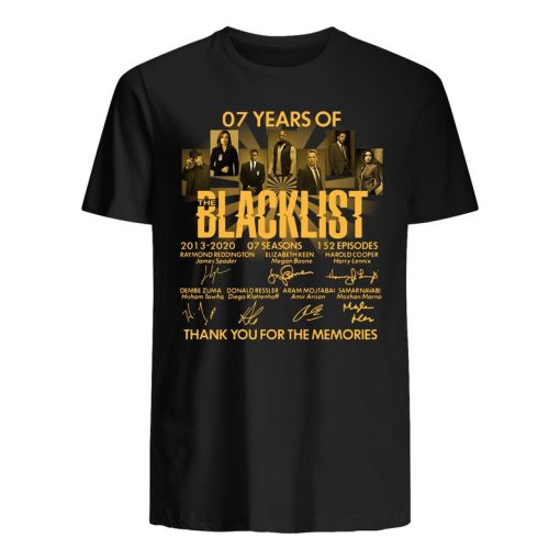 07-Years-Of-The-Blacklist-Thank-You-For-The-Memories-T-Shirt THD