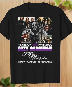 72-years-of-Black-Sabbath-1948-2020-Ozzy-Osbourne-thank-you-for-the-memories-signature-T-Shirt THD