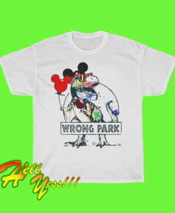 hel_Dinosaur Wrong Park t shirt Short Sleeve