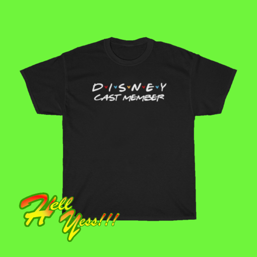 hel_Disney Cast Member Friends t shirt
